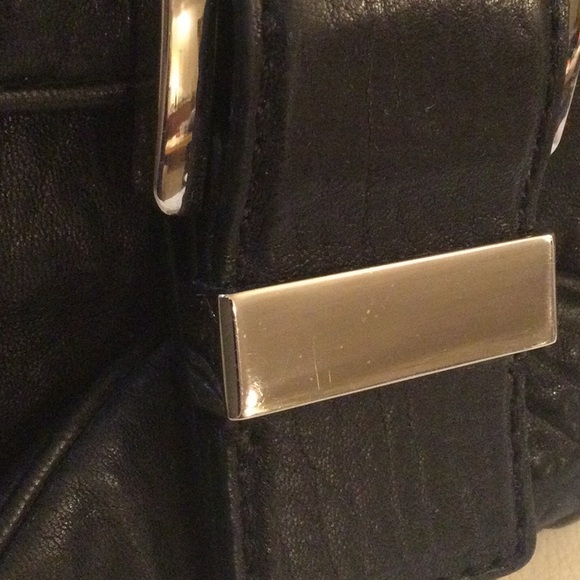 EUC Michael Kors Black Pebbled Clutch - Picture 13 of 16